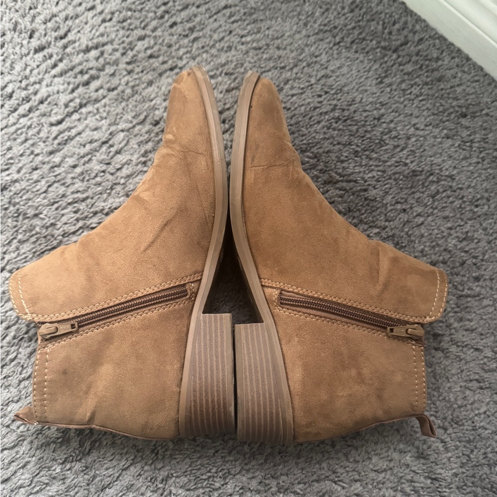 Time and Tru Tan Ankle Boots